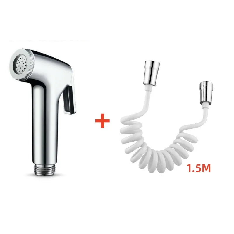 Handheld Water Toilet Bidet Sprayer Flexible Spring Shower head Hose tube Telephone Line soft Hoses bathroom Accessories - Problems Solved