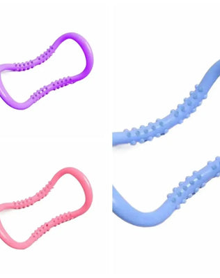 Fitness Equipment Loop Yoga Circle Equipment Support Tool PP Yoga Ring Colorful Circles Pilates Stretch Ring Home Training - Problems Solved