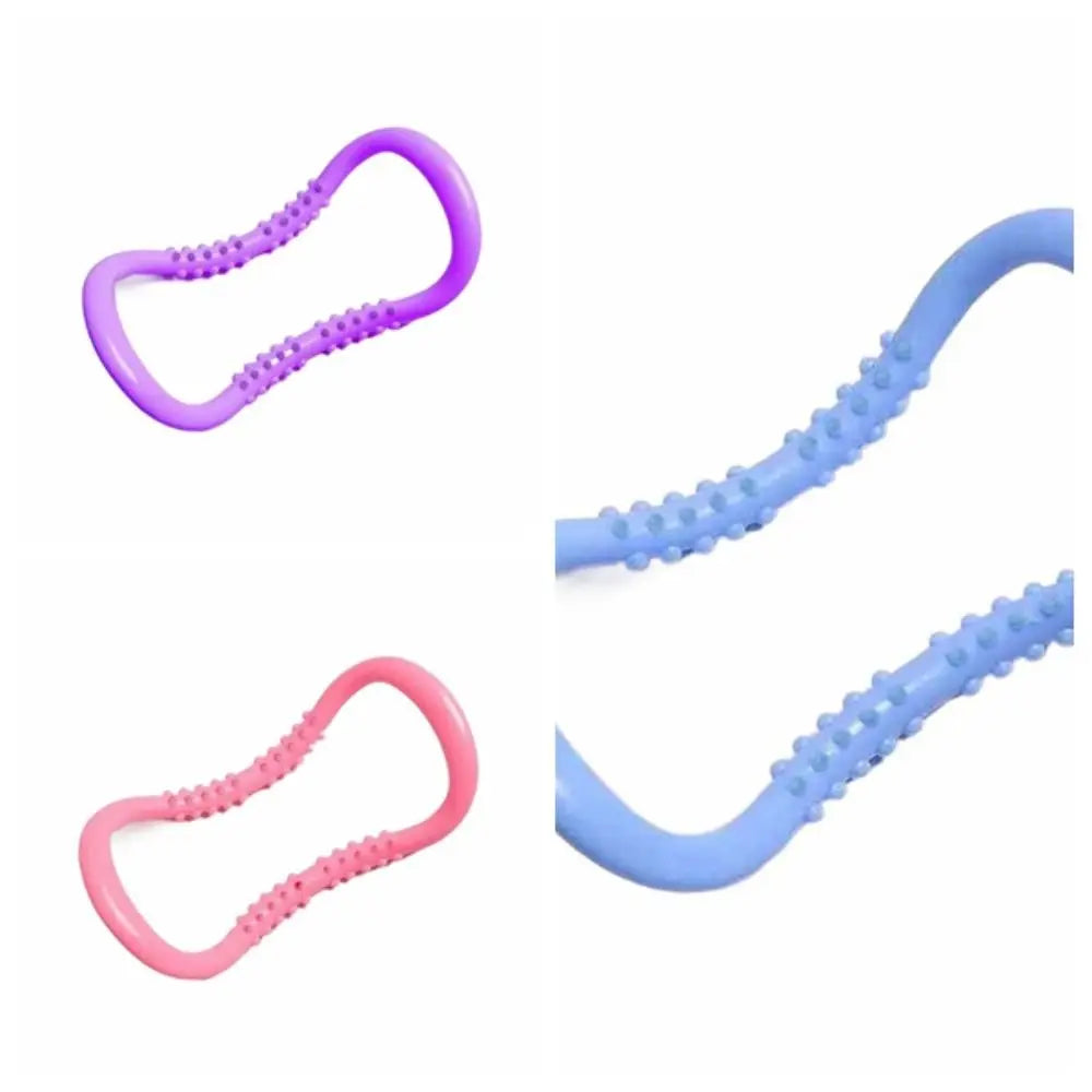 Fitness Equipment Loop Yoga Circle Equipment Support Tool PP Yoga Ring Colorful Circles Pilates Stretch Ring Home Training - Problems Solved