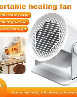 Heating and Cooling Small Heater Home Bedroom Dormitory Office Energy Saving Safety Quiet Rotating Shaking Head Electric Heater - Problems Solved