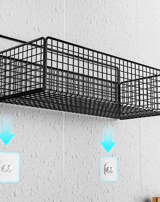 Wall-Mounted Multifunctional Storage Rack Bathroom Organizer No-Punch Toiletries Shelf Space Saving for Kitchens And Bathrooms - Problems Solved