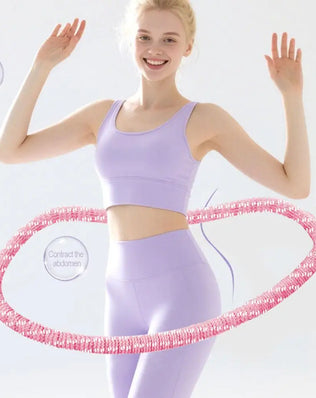 Fitness Circle Portable Exercise Ring Foldable Waist Shaping Soft - Problems Solved