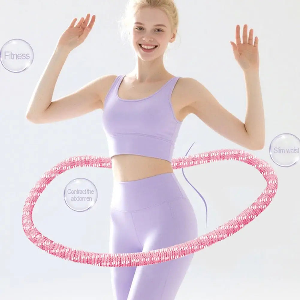 Fitness Circle Portable Exercise Ring Foldable Waist Shaping Soft - Problems Solved