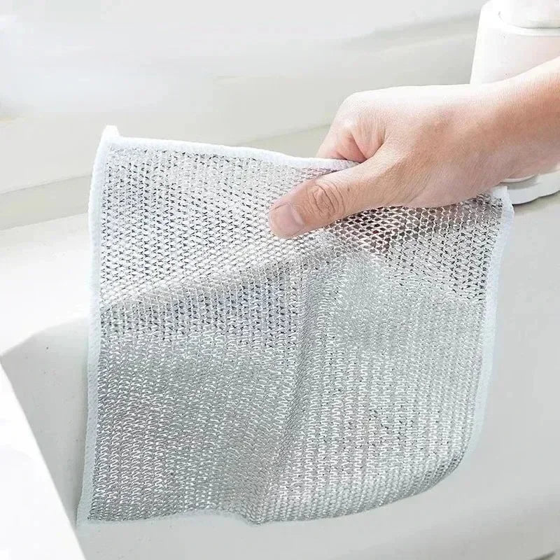 Magic Cleaning Cloth Metal Steel Wire Dish Pot Washdishing Cloths - Problems Solved