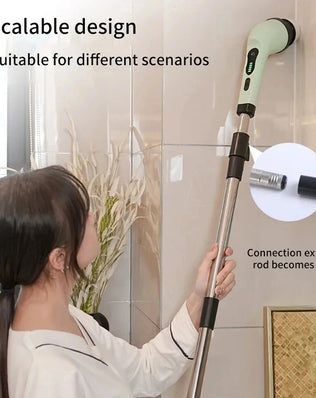 9-in-1 Electric Cleaning Brush Electric Spin Cleaning Scrubber - Problems Solved