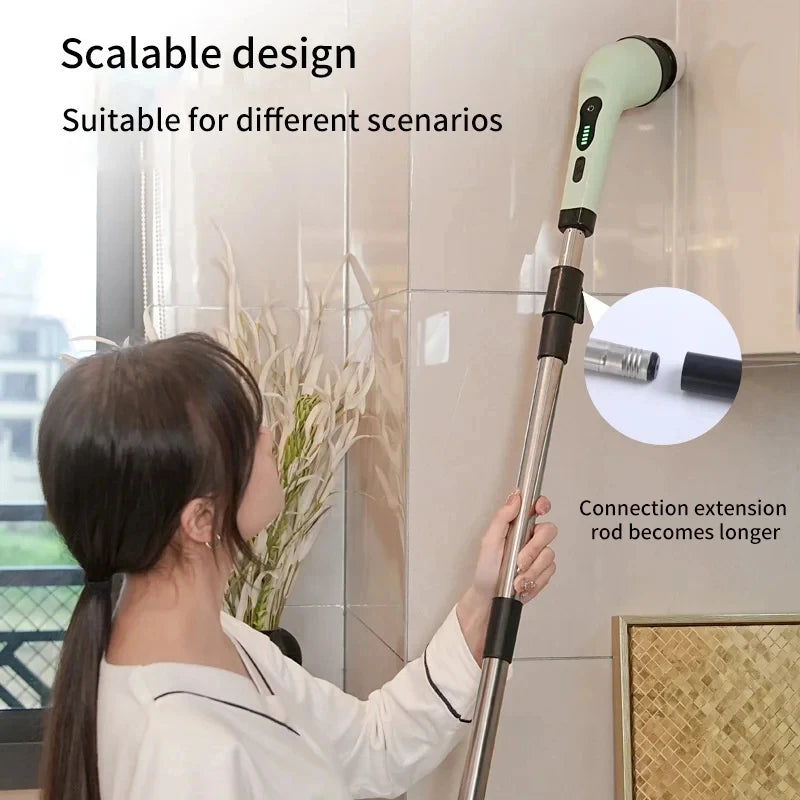 9-in-1 Electric Cleaning Brush Electric Spin Cleaning Scrubber - Problems Solved