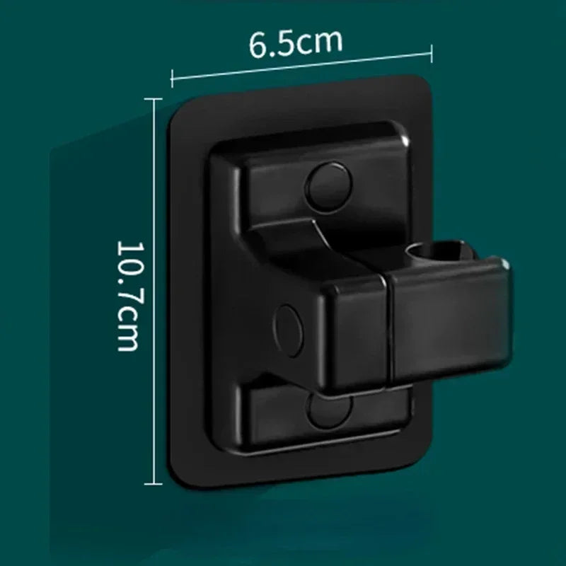 Problems Solved ABS shower head holder wall mount with adjustable, rotatable bracket for handheld shower in bathroom accessories
