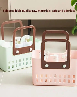Home Bathroom Shower Basket Hand-Held Shower Basket Bathroom Shower Supplies Storage Basket - Problems Solved