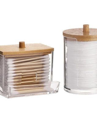 Bathroom Organizer Accessories Set Qtip Holder Storage - Problems Solved