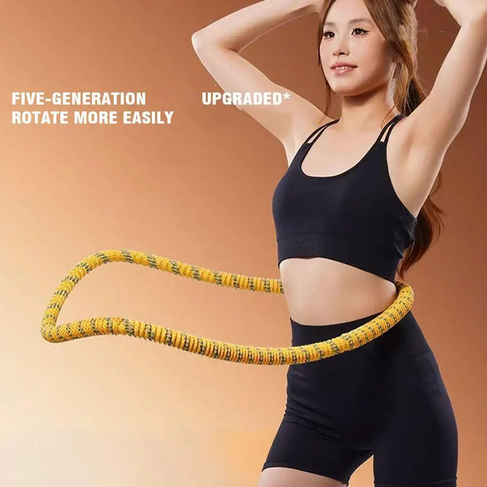 Fitness Circle Portable Exercise Ring Foldable Waist Shaping Soft - Problems Solved