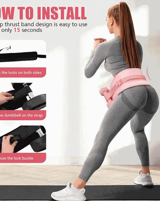 Home Gym Fitness Equipment Hip Bridge Weight Belt Fitness Waist - Problems Solved