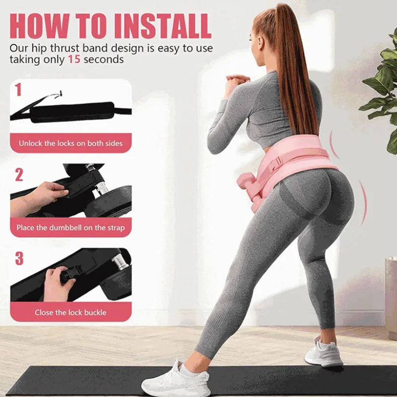 Home Gym Fitness Equipment Hip Bridge Weight Belt Fitness Waist - Problems Solved