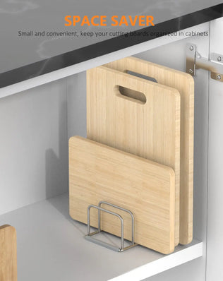 Kitchen Cabinet Organizer, Steel Cookware Holder, Divided Holder - Problems Solved