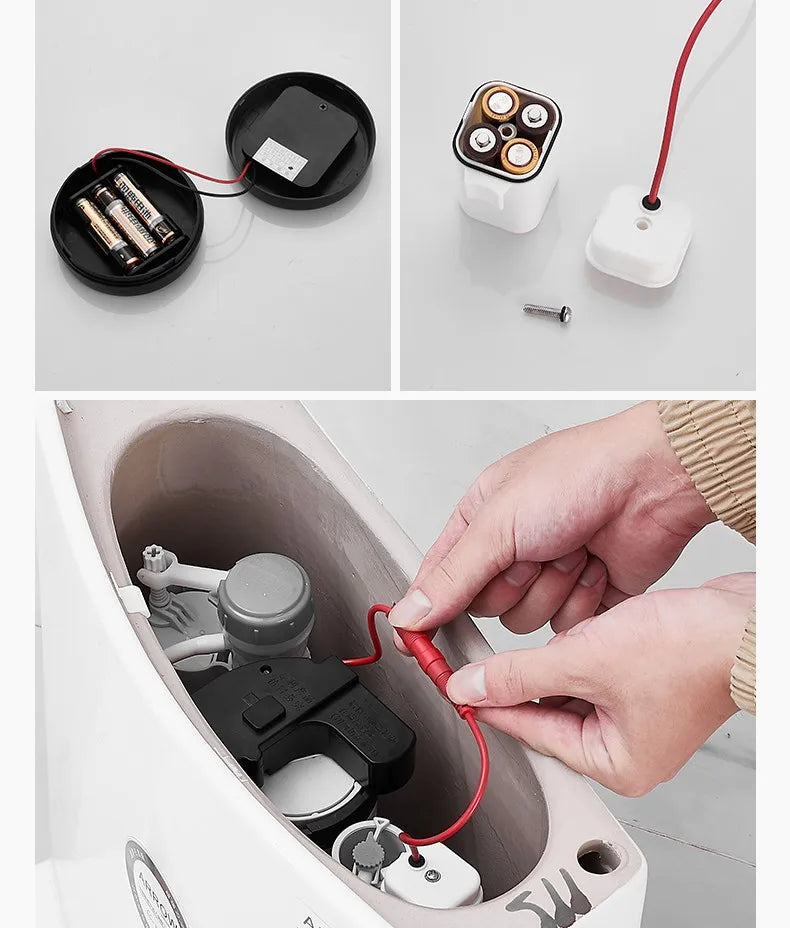Bathroom Accessories Toilet Seat Cover Wireless Smart Lavatory Push Button Automatic Flush Sensor Bidet Home Appliances - Problems Solved
