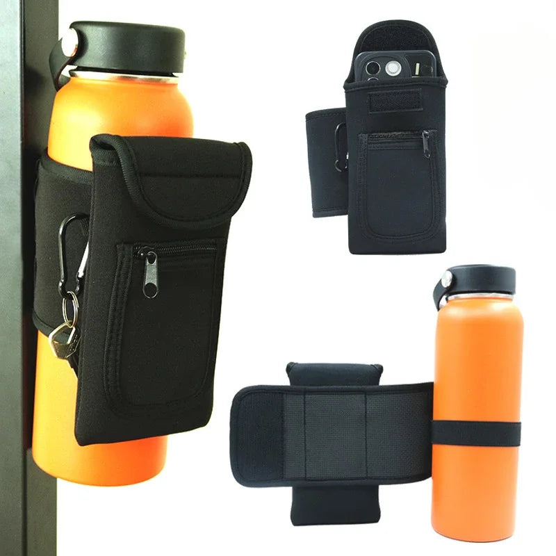 Magnetic Gym Handbag, Portable Key and Phone Holder with Cup Sleeve, Wall-Mounted Fitness Organizer Bag for Workout Essentials - Problems Solved