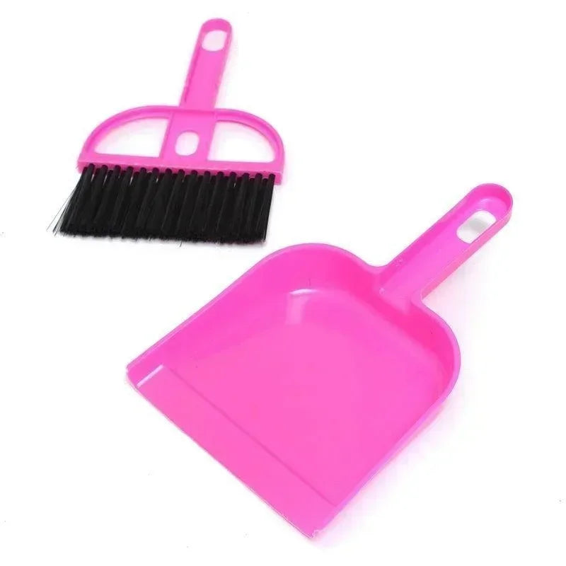 Mini Desktop Sweep Cleaning Brush Small Broom Dustpan Set Shovel Garbage and Sweep The Ingenious Combination Daily Gadgets - Problems Solved