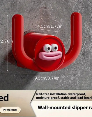 1Pc Cartoon Slippers Hook Bathroom Slipper Rack Shower Storage Organizer Shoe Holder Drainage Stand for Bathrooms and Bedrooms - Problems Solved