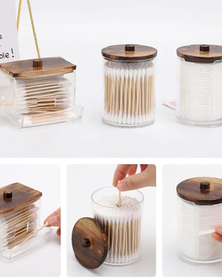 Bathroom Organizer Accessories Set Qtip Holder Storage - Problems Solved