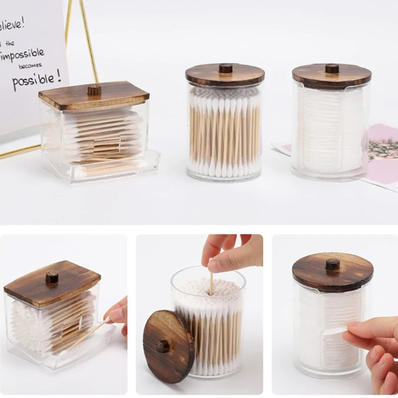 Bathroom Organizer Accessories Set Qtip Holder Storage - Problems Solved