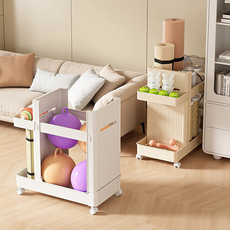 Gym Equipment Holder With Wheels Sports Equipment Storage Rack Yoga Mat Storage Basket Fitness Equipment Sports Tools Organizer - Problems Solved