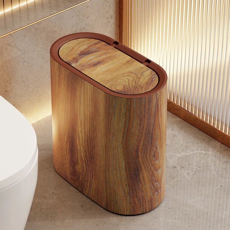 Bathroom Toilet Hotel B&B With Lid Kitchen Living Room Sandwich Trash Can Lid Multi-purpose Modern Toilet Hygienic Sandwich - Problems Solved