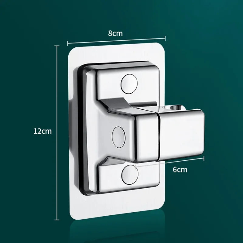 Problems Solved ABS shower head holder wall mount with adjustable rotatable bracket for handheld shower accessories.