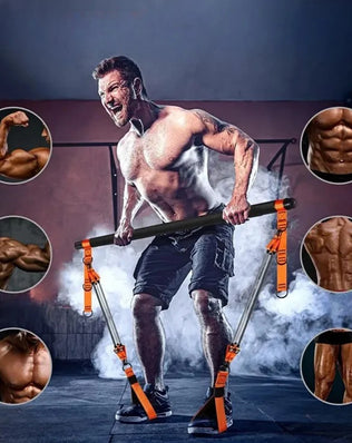 Pilates Bar Kit & Resistance Bands Multifunctional Pilates Bar Portable Yoga Pilates Stick Home Gym Strength Training Equipment - Problems Solved