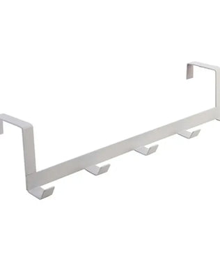 Hooks Over The Door 5 Hooks Home Bathroom Organizer Rack Clothes Coat Hat Towel Hanger Bathroom Kitchen Accessories - Problems Solved