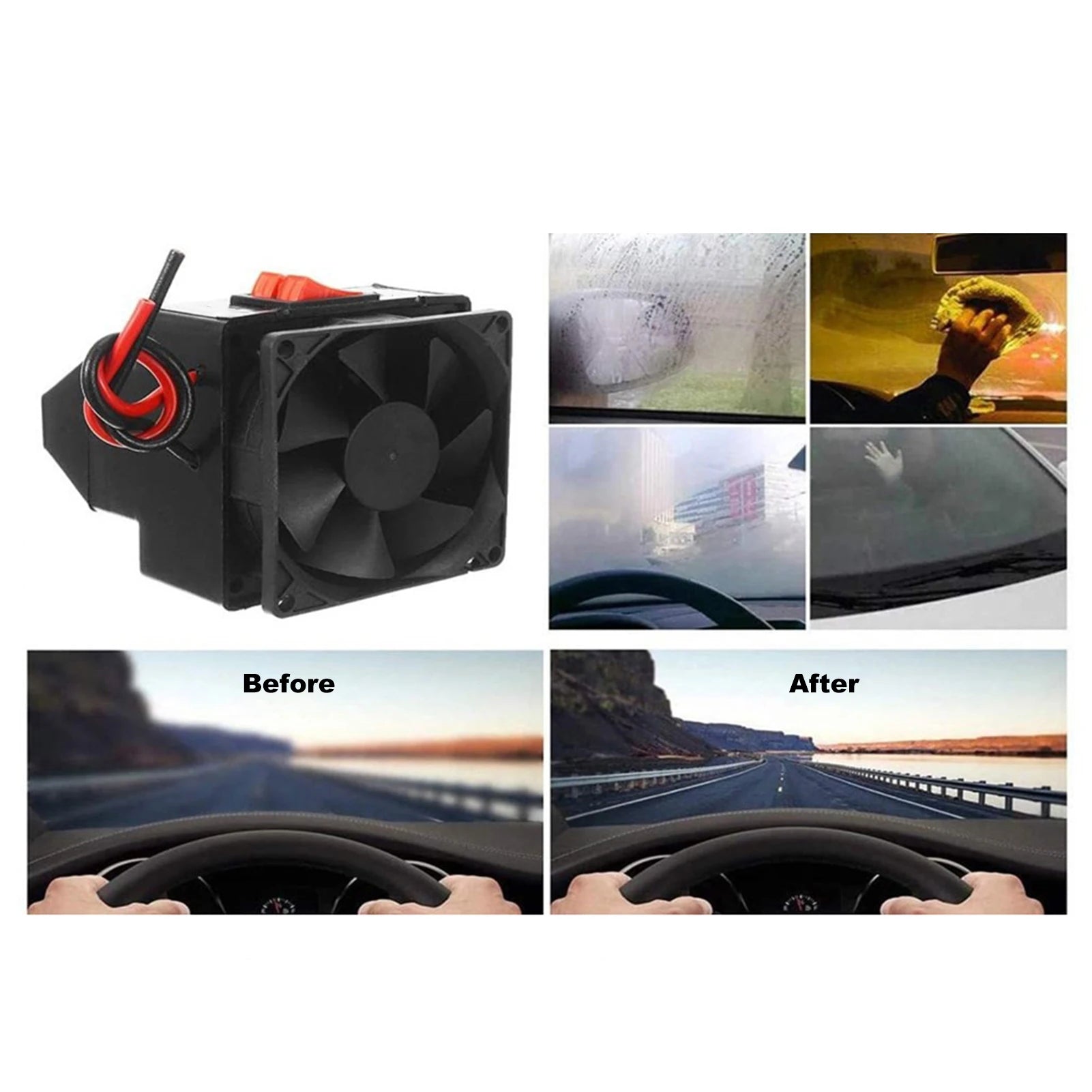 Portable Vehicle Heater, Car Interior Heater Electric Heater Car Deicer Car Hair Dryer - Problems Solved
