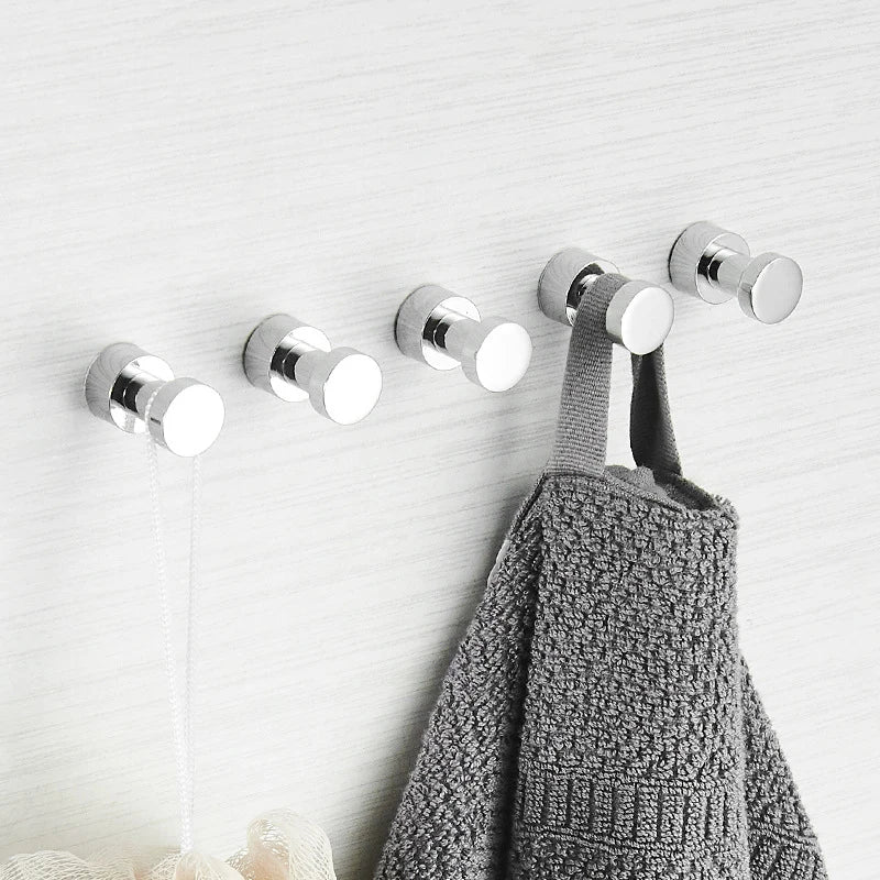 Bathroom Accessories Brass Robe Hook Wardrobe Coat Clothes Hanger Kitchen Household Small Decoration Towel Hanging Hook Key Rack - Problems Solved