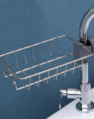 Kitchen Sink Drain Rack Sponge Storage Flexible Faucet Holder Soap Drainer Towel Rack Shelf Organizer Kitchen Accessories - Problems Solved