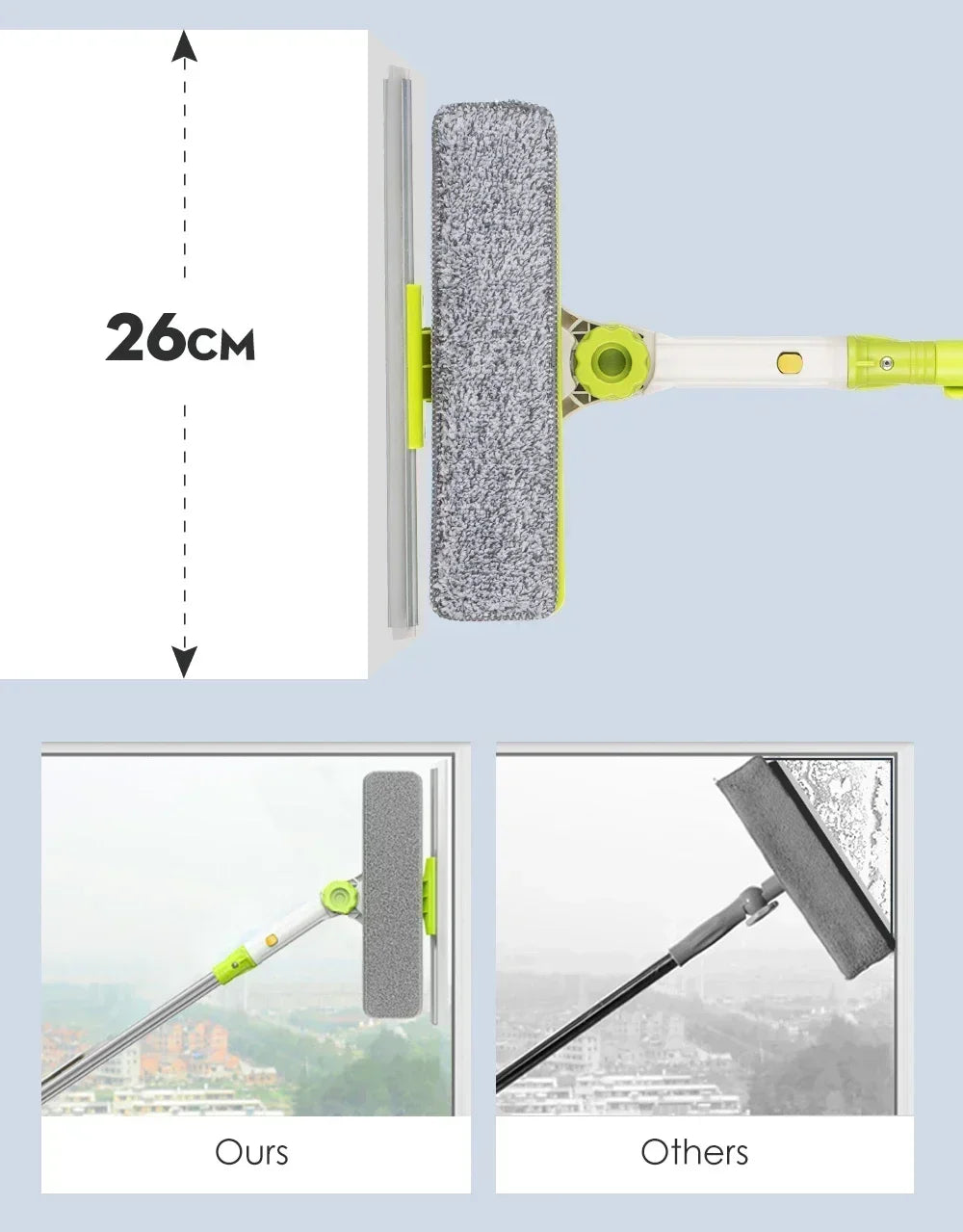 Hot Upgraded Telescopic High-rise Window Cleaning Glass - Problems Solved