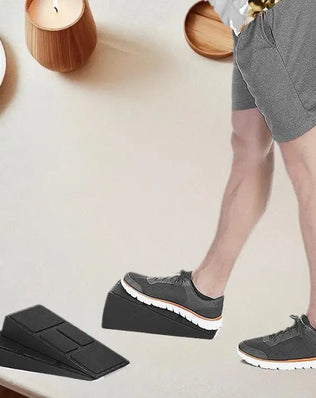 Durable 3-In-One Fitness Gear - Leg Stretcher, Squat Foam Wedge, Calf Raise Slant Board, Easy to Install Yoga Wedge Accessory - Problems Solved
