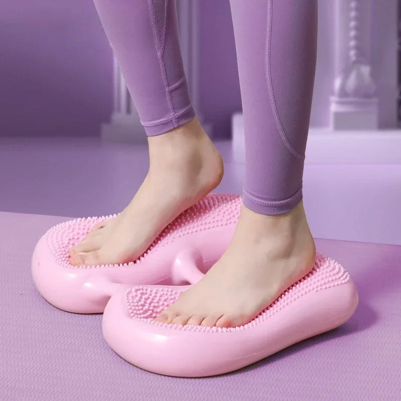 Stepper Machine Home Multi-Functional Stationary Exercise Foot Pedal Fitness Equipment Silent Indoor Balance Inflatable Pad - Problems Solved