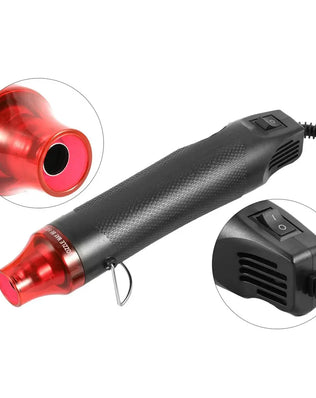 DIY Using Heat Gun Electric Power Hot Hair Dryer Soldering Wrap Blower Heater Shrink Plastic Heat Gun Repair Tool 200℃ 300W - Problems Solved