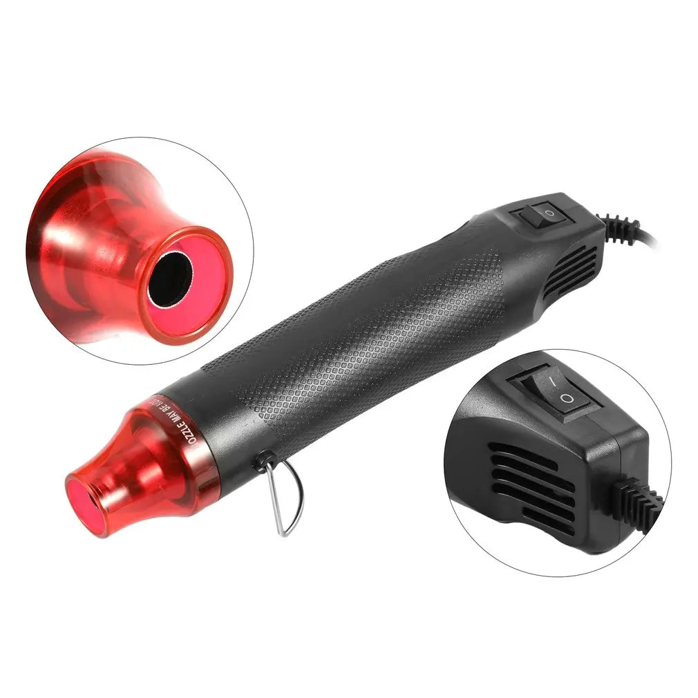 DIY Using Heat Gun Electric Power Hot Hair Dryer Soldering Wrap Blower Heater Shrink Plastic Heat Gun Repair Tool 200℃ 300W - Problems Solved