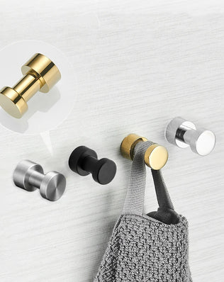 Bathroom Accessories Brass Robe Hook Wardrobe Coat Clothes Hanger Kitchen Household Small Decoration Towel Hanging Hook Key Rack - Problems Solved