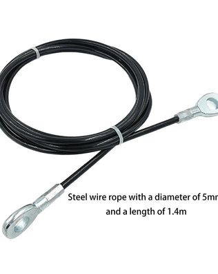 Fitness Extension Cable 5mm Wrists Arms Forearms Training Exercise Machine Cable Heavy Duty Steel Wire Rope Fitness Pulley Cable - Problems Solved