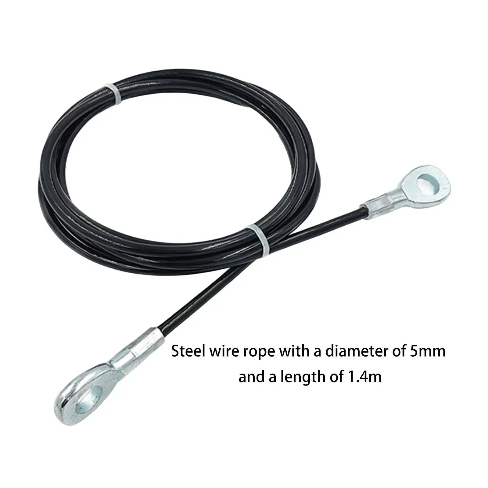 Fitness Extension Cable 5mm Wrists Arms Forearms Training Exercise Machine Cable Heavy Duty Steel Wire Rope Fitness Pulley Cable - Problems Solved