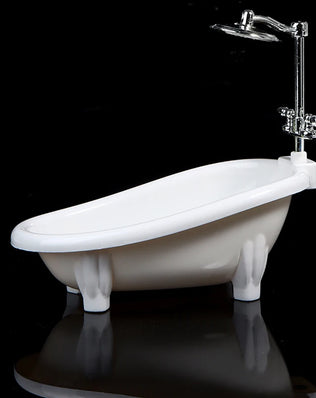 1/6 Dollhouse Miniatures Bathtub Furniture Bathroom Accessories For Doll House Decor Kids Pretend Toys Gift - Problems Solved