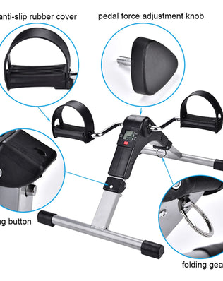 Cycling Gym Exercise Cycling Pedal Exerciser Indoor Folding Cycling Trainer Cycle Pedal Fitness Exerciser Leg Workout - Problems Solved