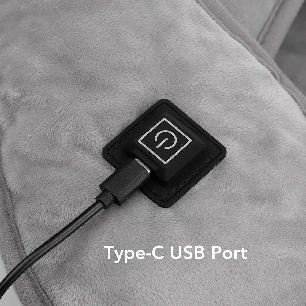 Electric Heating Shoulder Neck Pad USB Heated Back Wrap 3 Heat Level Soft Hot Compress Back Shawl Neck Shoulder Fast Heated Pad - Problems Solved