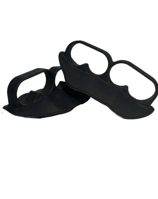 1 Pair Double Hole Fitness Palm Power Pad Anti-slip Ergonomic Grip Strength Trainer Soft Thicken Training Hand Guard Gym/Fitness - Problems Solved