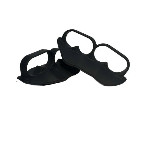 1 Pair Double Hole Fitness Palm Power Pad Anti-slip Ergonomic Grip Strength Trainer Soft Thicken Training Hand Guard Gym/Fitness - Problems Solved