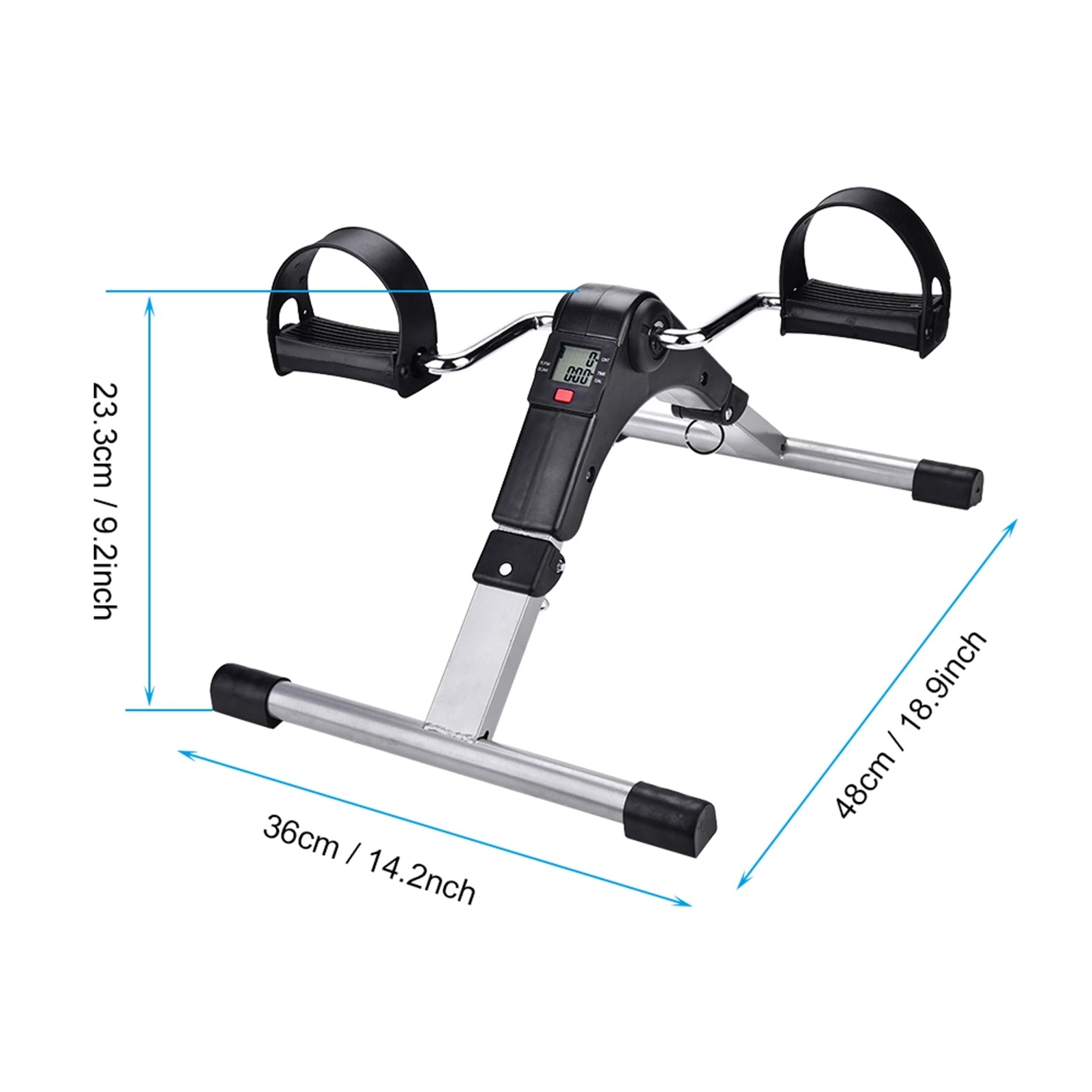 Cycling Gym Exercise Cycling Pedal Exerciser Indoor Folding Cycling Trainer Cycle Pedal Fitness Exerciser Leg Workout - Problems Solved
