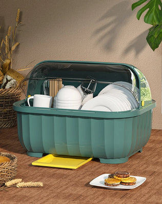 Kitchen Drain Cabinet With Lid, Bowl Box For Storing Dishes - Problems Solved