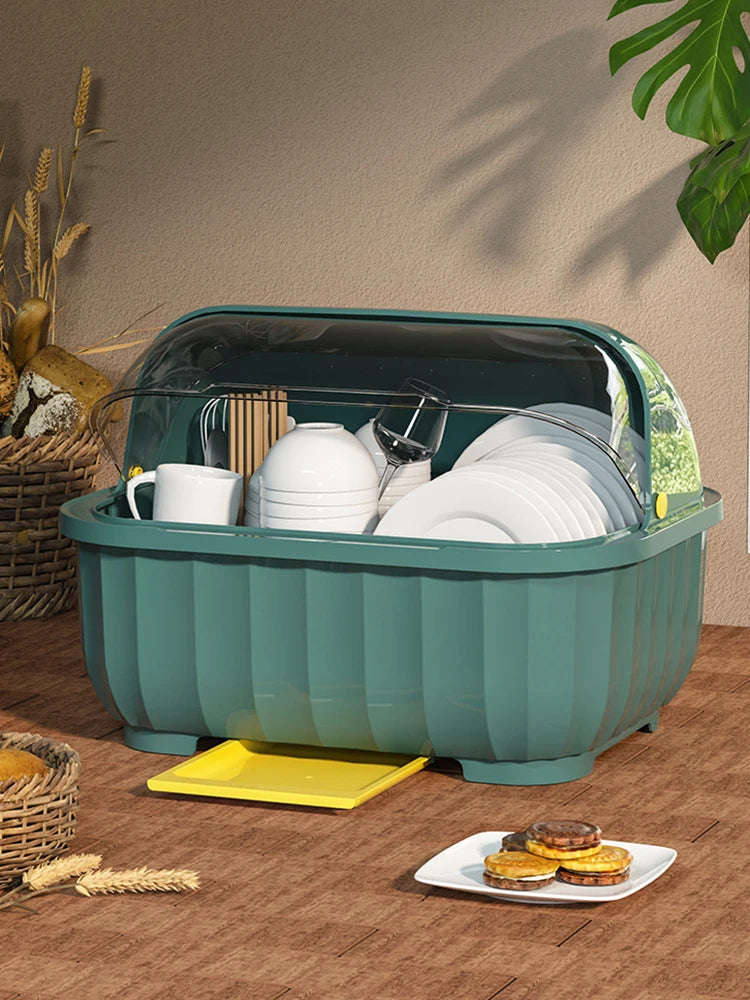Kitchen Drain Cabinet With Lid, Bowl Box For Storing Dishes - Problems Solved