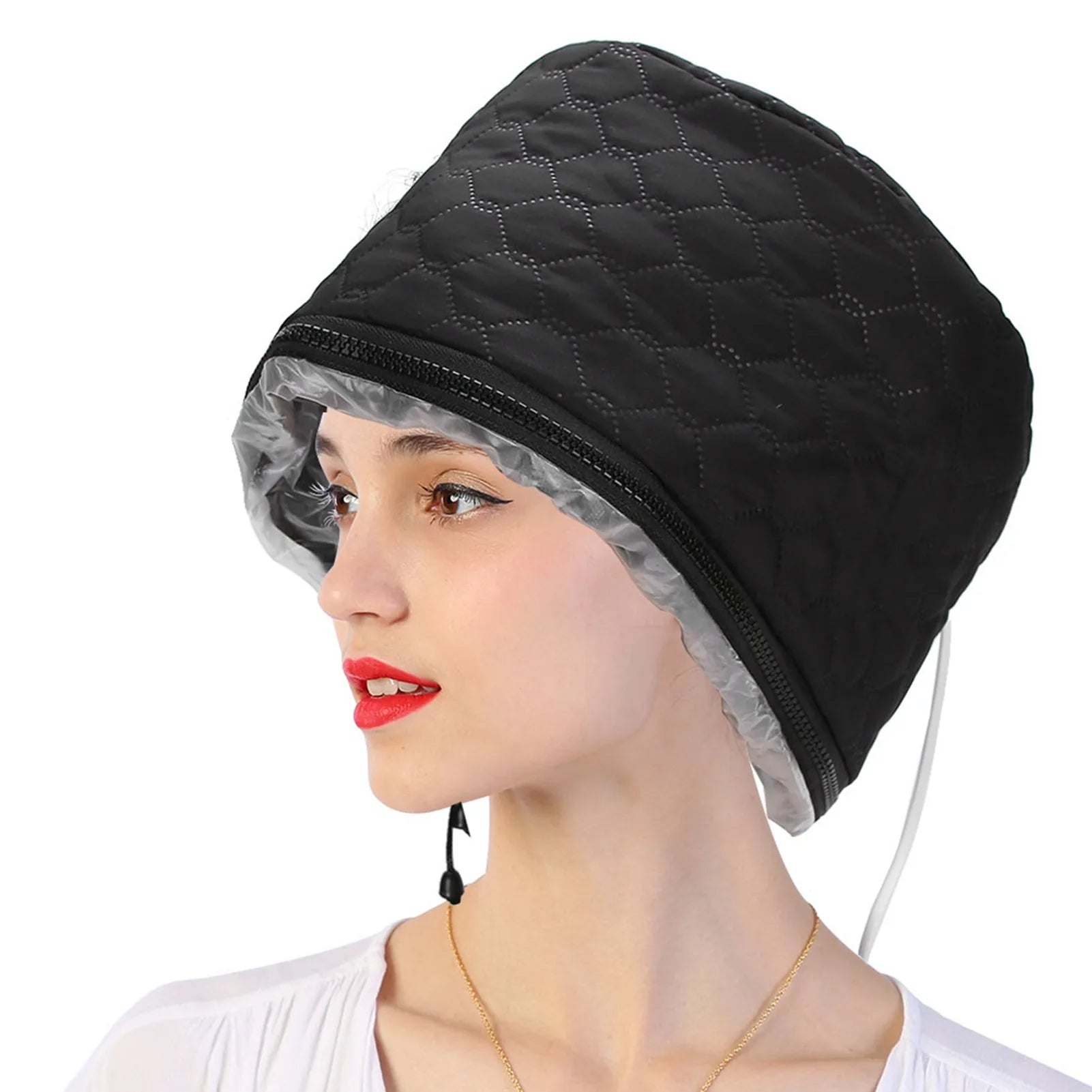 Hot Oil Treatment Hat Heating Hat Household Electric Heating Hat Adjustable Hot Oil Treatment Hat for Hair Care - Problems Solved