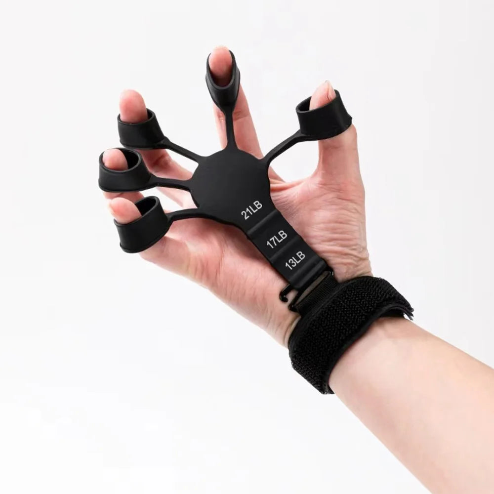 6 Resistance Levels Hand Grip Hand Strength Trainer Rehabilitation Physical Tools Fitness Finger Gripper Gym Expander Portable - Problems Solved