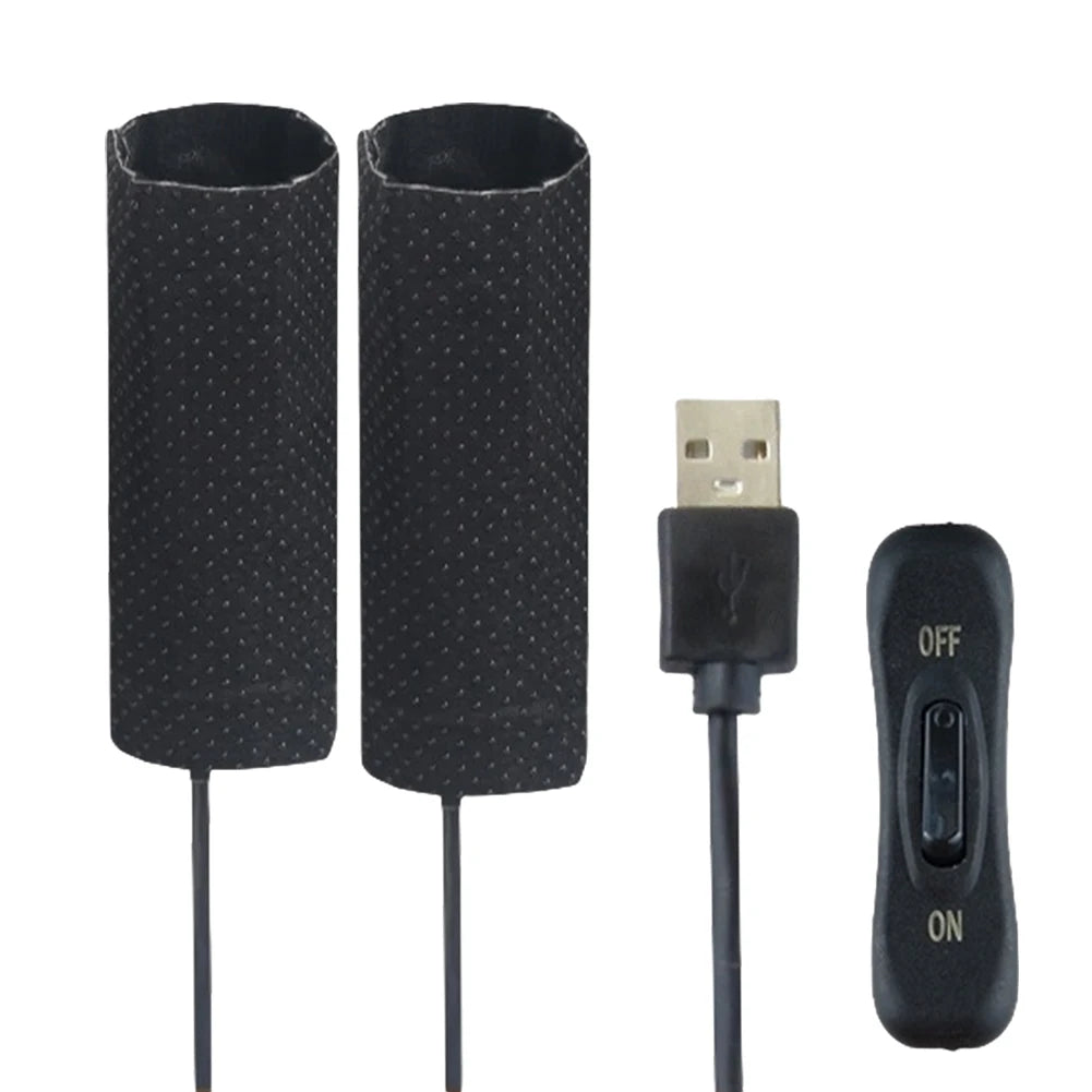 Motorcycle Heated Grips Handlebars Cover 3 Gear Adjustable USB Electric Handlebars Heater Hot Grip Winter Warming Accessories - Problems Solved